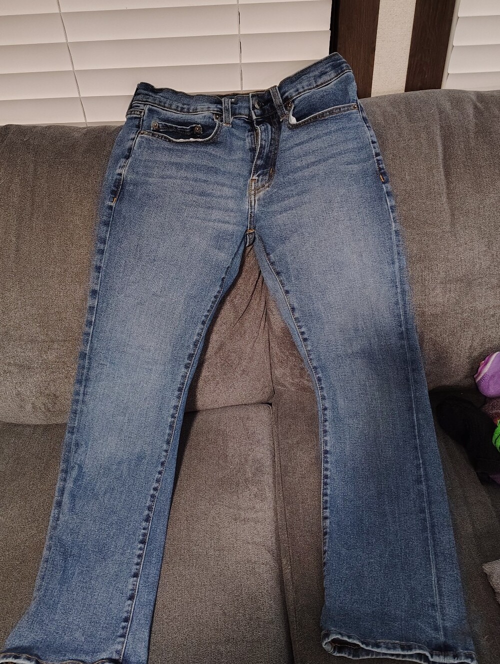 Men's Blue Denim Jeans - Boot-cut 29X28